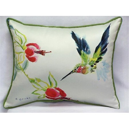 Betsy Drake HJ330 Betsy's Hummingbird Art Only Pillow 16x20